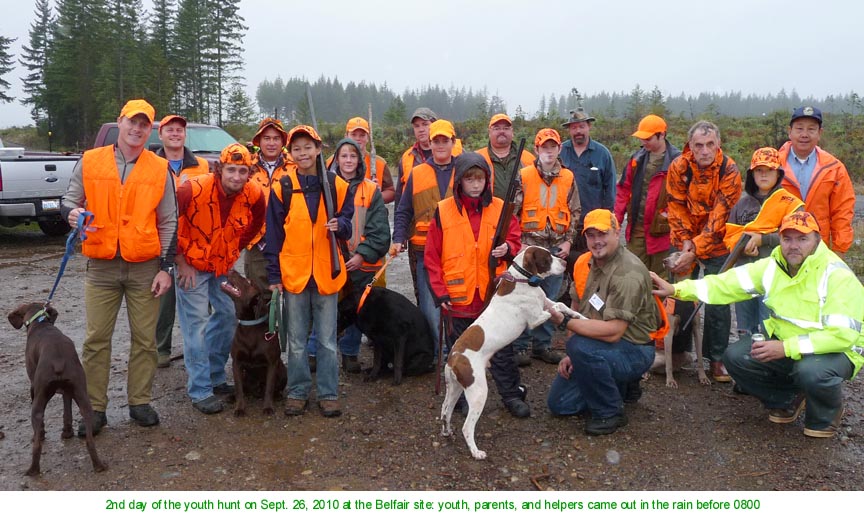 Still a good turnout for a wet morning