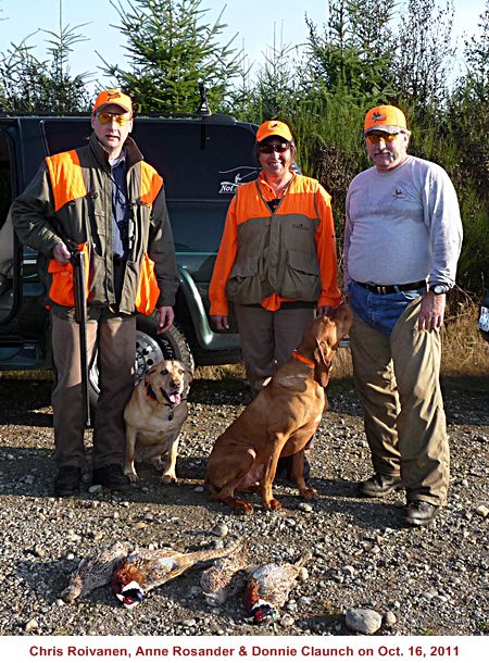 A good day pheasant hunting!